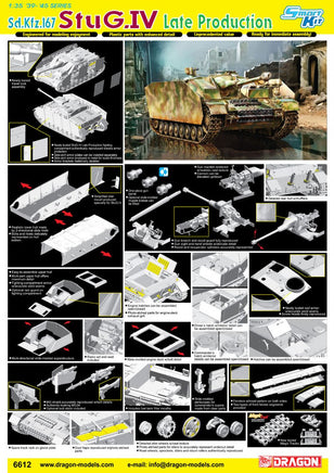1/35 Dragon Models Sd.Kfz.167 Stug.IV Late Production - 6612