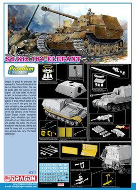 1/35 Dragon Models Sd.Kfz.184 Elefant - 6311