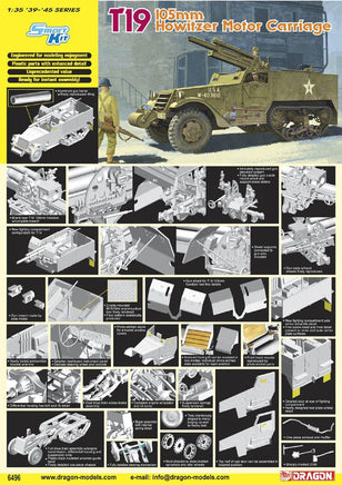 1/35 Dragon Models T19 105Mm Howitzer Motor Carriage - 6496