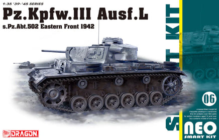 1/35 Dragon Models Pz.Kpfw.III Ausf.L S.Pz.Abt.502 - 6957