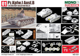 1/35 Dragon Models Pz.Kpfw.I Ausf.B with Interior - MD1
