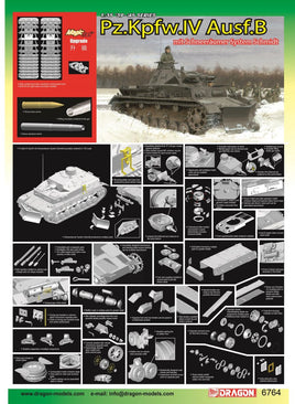 1/35 Dragon Models Pz.Kpfw.IV Ausf.B Mit Schneeräumer System Schmidt - 6764