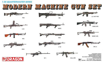 1/35 Dragon Models Modern Machine Gun Set - 3806
