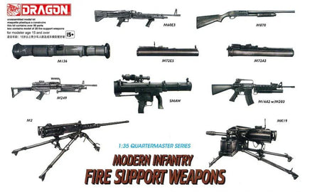 1/35 Dragon Models Modern Infantry Fire Support Weapon - 3808 - MPM Hobbies