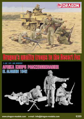 1/35 Dragon Models Afrika Korps Panzergrenadier (El Alamein 1942) - 6389