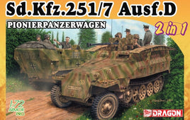1/72 Dragon Models Sd.Kfz.251/7 Ausf.D Pionierpanzerwagen (2 in 1) - 7605