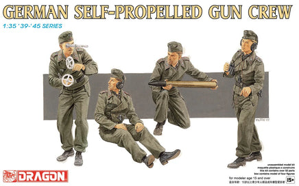 1/35 Dragon Models German Self-Propelled Gun Crew - 6367