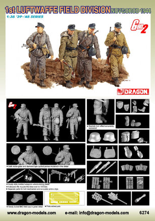 1/35 Dragon Models 1st Luftwaffe Field Division (Novgorod 1944) - 6274