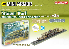 1/144 Dragon Models Morser Karl Mit Railway Transport Carrier - 14132