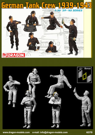 1/35 Dragon Models German Tank Crew (1939-1943) - 6375