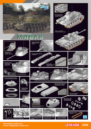 1/35 Dragon Models M48A3 Smart Kit - 3546