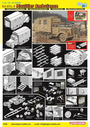 1/35 Dragon Models Sd.Kfz.3 Maultier Ambulance - 6766