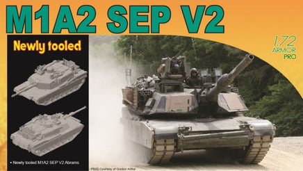 1/72 Dragon Models M1A2 SEP V2 Tank - 7615