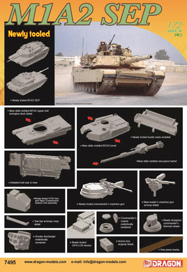 1/72 Dragon Models M1A2 Sep - 7495