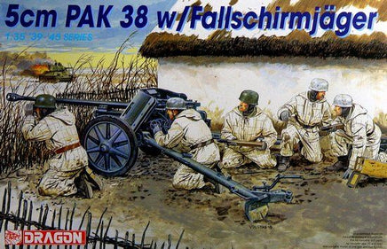 1/35 Dragon Models 5cm Pak 38 w/Fallschirmjager - 6118