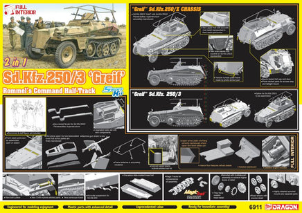1/35 Dragon Models Sd.Kfz.250/3 “Greif” (2 in 1) - 6911