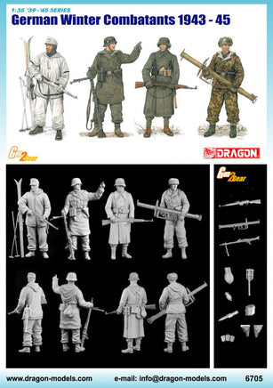 1/35 Dragon Models German Winter Combatants (1943-45) - 6705