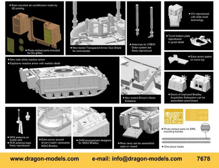 1/72 Dragon Models M2A3 Bradley Busk III - 7678