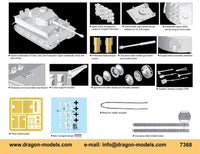 1/72 Dragon Models Sd.Kfz.181 Pz.Kpfw.VI Ausf.E Gruppe Fehrmann Tiger I - 7368