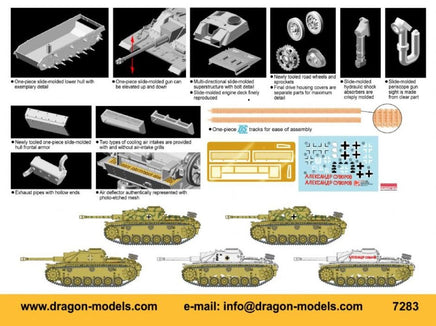 1/72 Dragon Models Stug.III Ausf.G Early Production - 7283