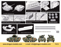 1/72 Dragon Models M3A2 ODS Bradley Tank - 7413