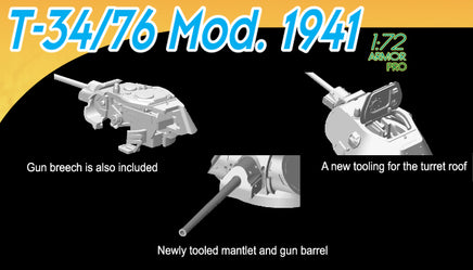 1/72 Dragon Models T-34/76 Mod. 1941 - 7259