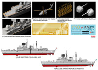 1/700 Dragon Models H.M.S. Sheffield Type 42 Destroyer - 7133