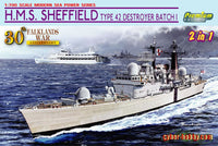 1/700 Dragon Models H.M.S. Sheffield Type 42 Destroyer - 7133