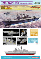 1/700 Dragon Models H.M.S. Invincible Light Aircraft Carrier - 7128