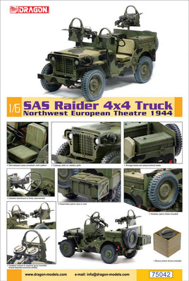 1/6 Dragon Models SAS Raider 4x4 Truck - 75042
