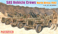 1/35 Dragon Models Sas Vehicle Crews North Africa 1942 - 6682