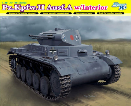 1/35 Dragon Models Pz.Kpfw.II Ausf.A w/Interior - 6687