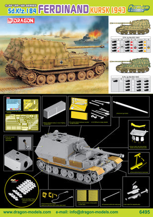 1/35 Dragon Models Sd.Kfz. 184 Ferdinand - 6495