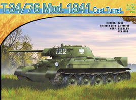 1/72 Dragon Models T-34/76 Mod.1941 Cast Turret - 7262