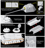 1/35 Dragon Models Pz.Kpfw.IV Mit Panther F Turret - 6824