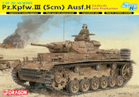 1/35 Dragon Models Sd.Kfz.141 Pz.Kpfw.III (5cm) Ausf.H Late Production - 6642