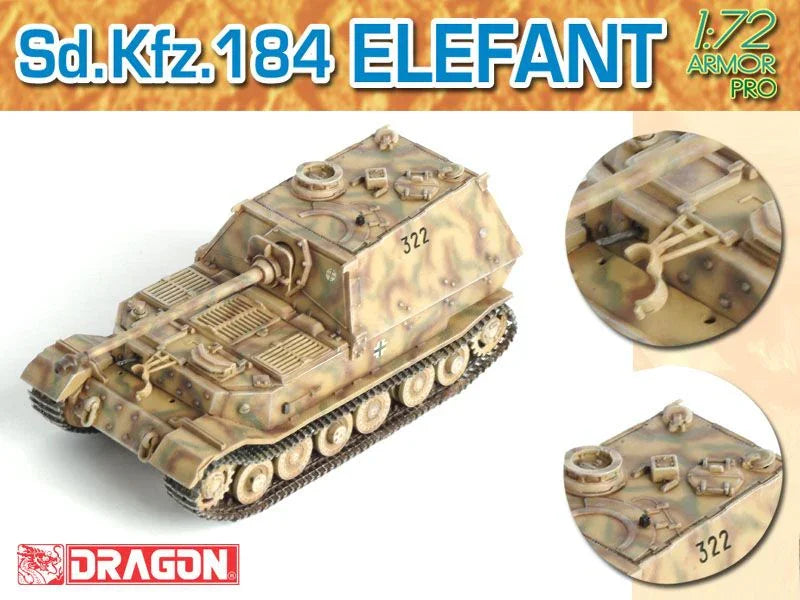 1/72 Dragon Models Sd.Kfz.184 Elefant - 7253| MPM Hobbies