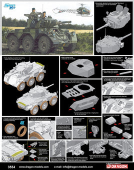 1/35 Dragon Models British Armored Car Saladin Mk.2 - 3554