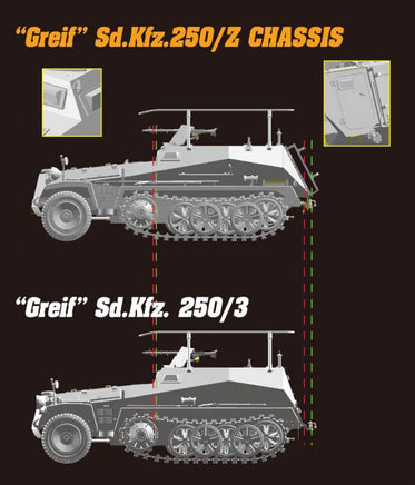 1/35 Dragon Models Sd.Kfz.250/3 “Greif” (2 in 1) - 6911