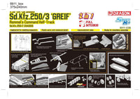1/35 Dragon Models Sd.Kfz.250/3 “Greif” (2 in 1) - 6911