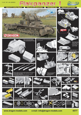 1/35 Dragon Models 2cm Flak 38 Auf Pz.Kpfw.I Ausf.A Flakpanzer I - 6577