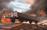 1/35 Dragon Models German Railway Flatbed Typ Ommr (2 Axle) w/MG Crew - 6085
