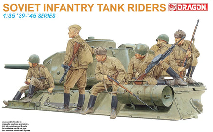 1/35 Dragon Models Soviet Infantry Tank Riders - 6197