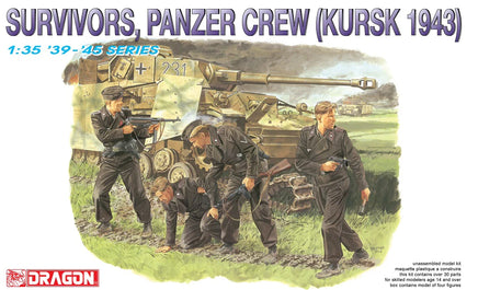 1/35 Dragon Models Survivors, Panzer Crew (Kursk 1943) - 6129