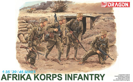 1/35 Dragon Models Afrika Korps Infantry - 6138