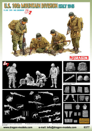 1/35 Dragon Models U.S. Army 10th Mountain Division (Italy 1945) - 6377