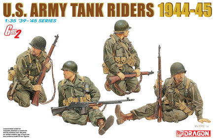 1/35 Dragon Models U.S. Army Tank Riders (1944-45) - 6378