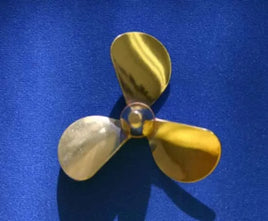 Dumas Brass Propeller 3 Blade RH 2″ Dia. - 3112