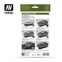 Vallejo 8ml Set of 6 Dunkelgrau German Dark Grey - 78400