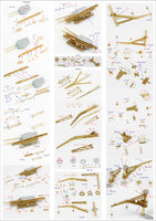 1/350 Pontos Model USS BB-35 Texas 1945 Detail up set (20B Deck Blue Decl) 35024FB